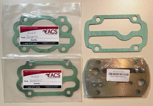 Conjunto de placa de válvula Ingersoll Rand VPA-T30-IR-BARE y juntas