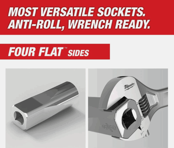 Estuche Milwaukee compacto y resistente con broches