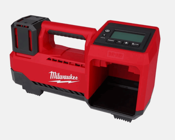 Inflador Milwaukee M18 compacto 18V vista frontal