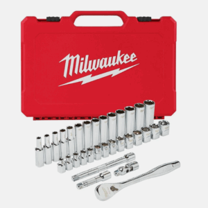 Juego Milwaukee 48-22-9508 completo de 32 piezas métricas 3/8"