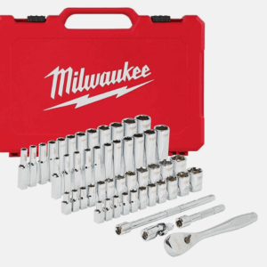 Juego de dados y matraca Milwaukee 48-22-9004 completo