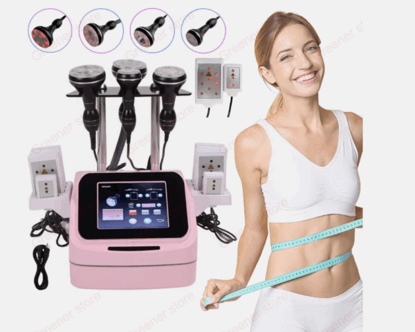 Máquina Cavitación 5 en 1 – Vacío, Láser, Radiofrecuencia y Quemador de Grasa | Profesional Slimming RF 40K