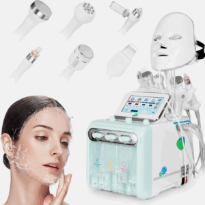 Máquina Hidrofacial 7 en 1 con Agua y Oxígeno – Limpieza Profunda, Hidrodermoabrasión, Peeling Facial y Rejuvenecimiento de Piel