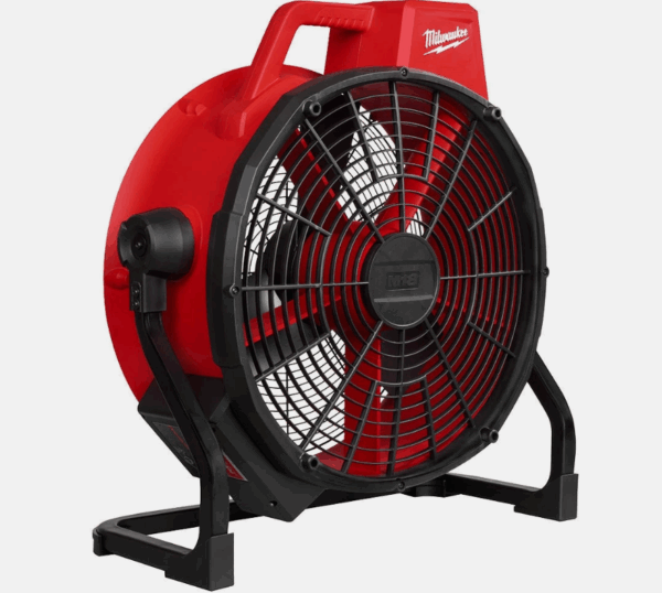 Ventilador Milwaukee M18 18 pulgadas vista frontal