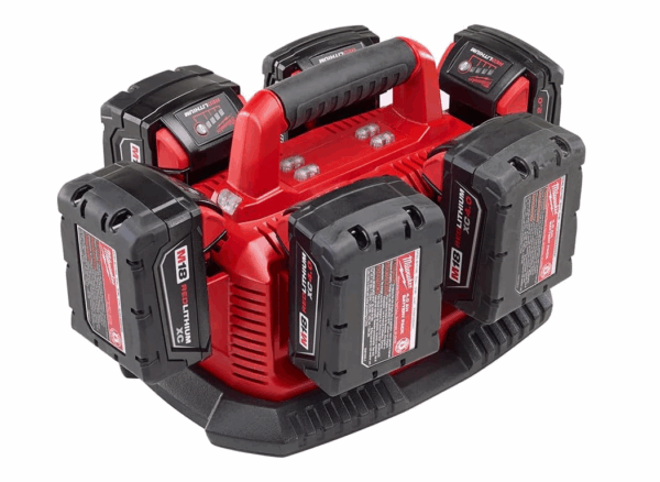 Cargador Milwaukee M18 con indicadores LED