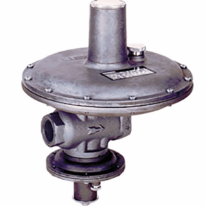 Regulador Actaris RB 3200 con válvula balanceada y protección integral para uso comercial e industrial pequeño