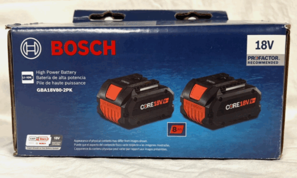 Baterías de alto rendimiento Bosch para herramientas inalámbricas