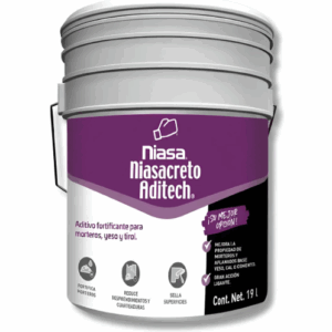 Aplicación de Niasacreto Aditech en aplanados”