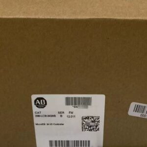 Imagen del Allen-Bradley Micro830 2080-LC30-24QWB, controlador lógico programable de 24 entradas y salidas con salidas a relé.