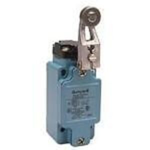 Imagen del Honeywell MICRO SWITCH GLAA01A1B, interruptor de límite serie GLA con palanca de rodillo.