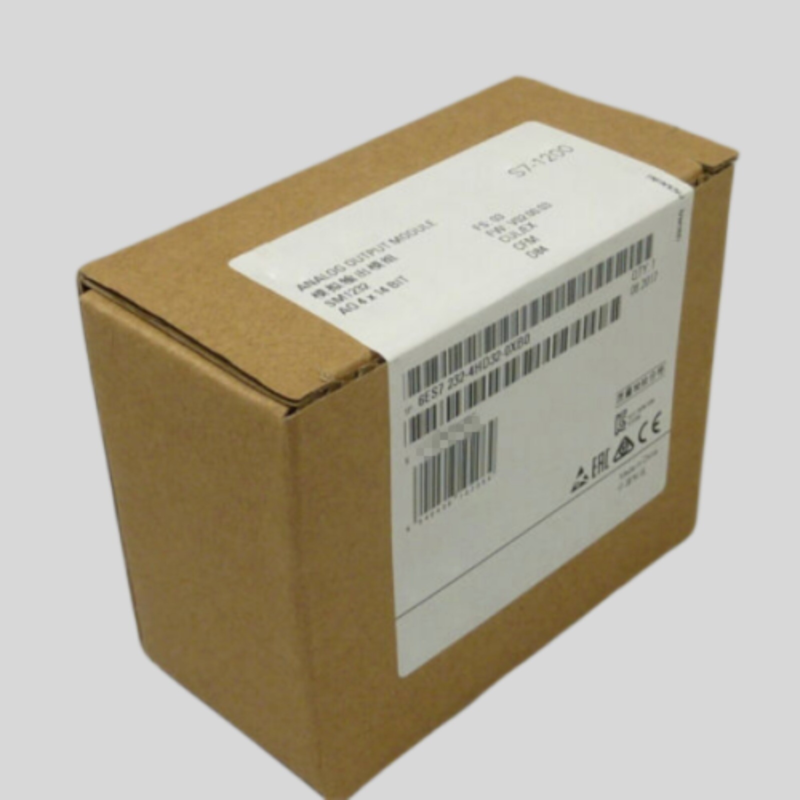 Imagen del Siemens SM 1232 6ES7232-4HD32-0XB0, módulo de 4 salidas analógicas para PLC SIMATIC S7-1200.